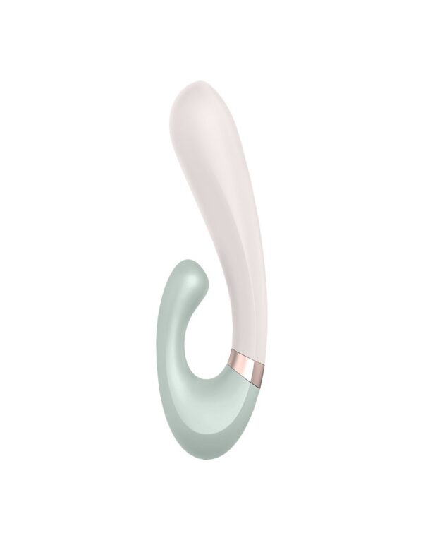 Satisfyer - Heat Wave - Verwarmde Rabbit Vibrator - Mint - Afbeelding 3