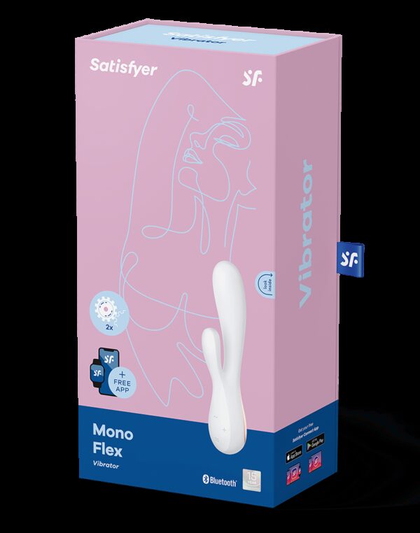 Satisfyer Mono Flex White / incl. Bluetooth and App - Afbeelding 2