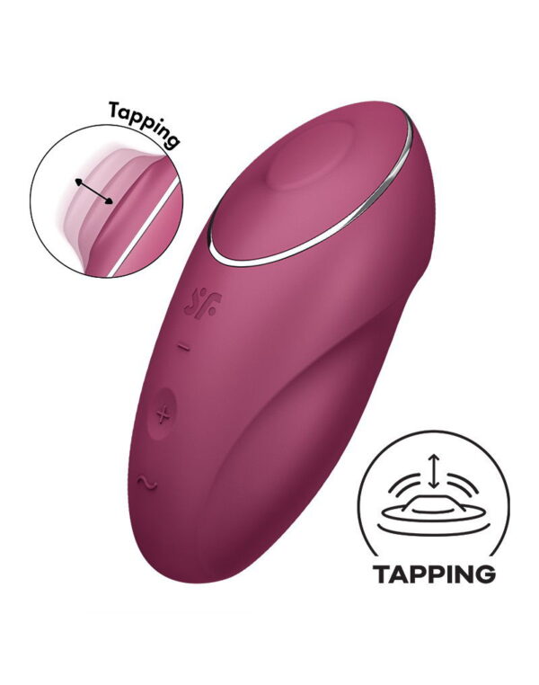 Satisfyer - Tap & Climax 1 - Red - Afbeelding 4