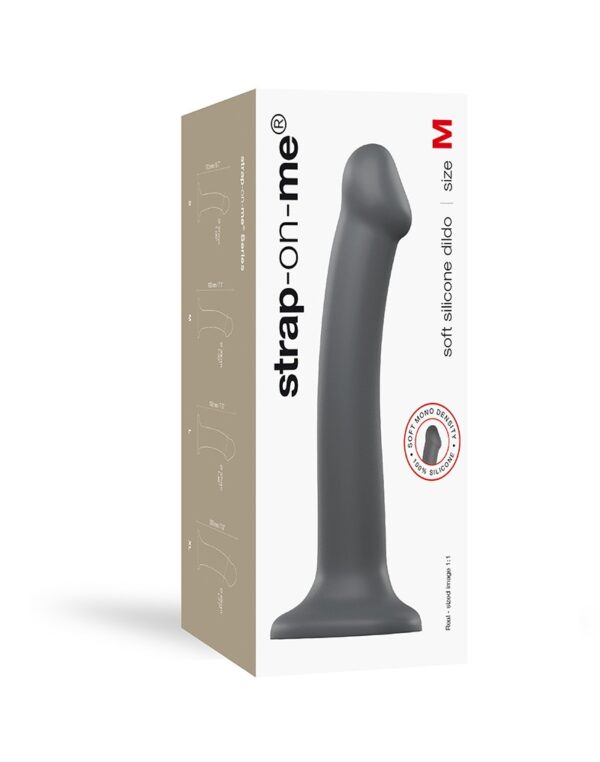 Strap-on-Me Mono Density Dildo Grey M - Afbeelding 2