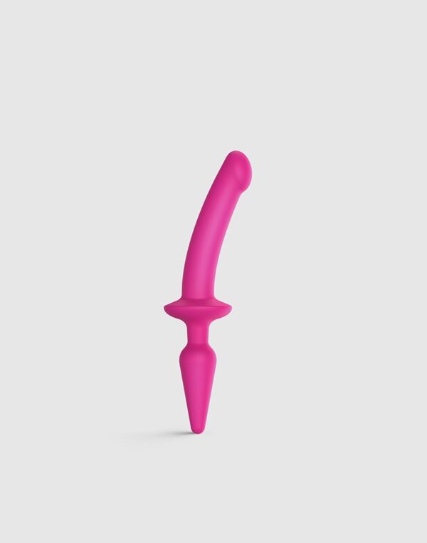 Strap-On-Me - Semi-Realistische Switch Plug-In - 2-in-1 Dildo & Butt Plug Maat S - Roze