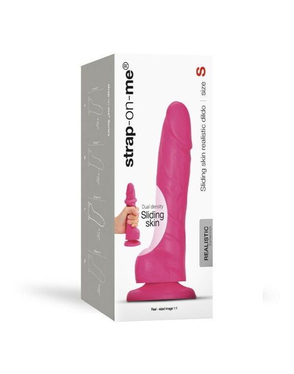 Strap-On-Me - Sliding Skin Realistic Dildo Maat S - Roze - Afbeelding 2