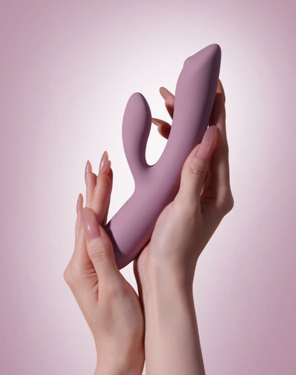 SVAKOM - Trysta Neo - Interactive Rabbit Vibrator with G-Spot Ball - Pink - Afbeelding 15