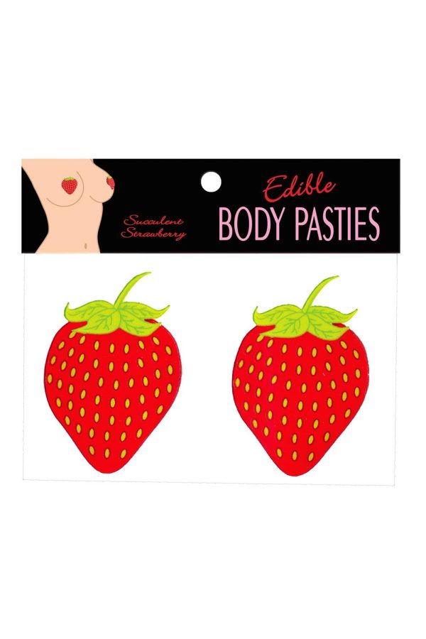 EDIBLE BODY PASTIES STRAWBERRY