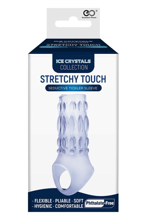 NMC 3 INCH TPE TRANSPARENT PENIS ENHANCER WITH BALL STRAP