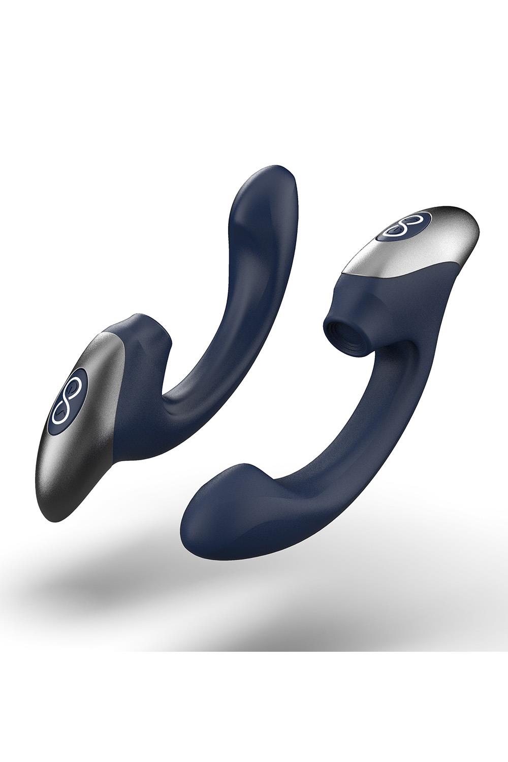 NMC SILICONE RECHARGEABLE VIBRATOR BLUE - Afbeelding 5