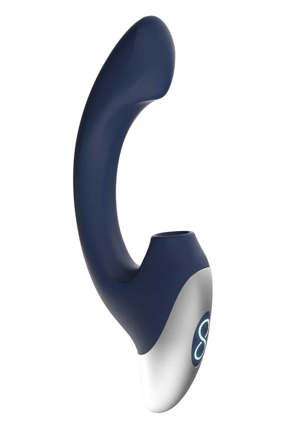 NMC SILICONE RECHARGEABLE VIBRATOR BLUE - Afbeelding 2