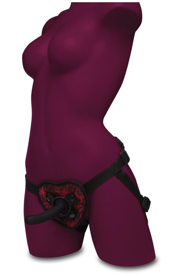 SECRET KISSES ROSEGASM STRAP-ON HARNESS WITH G-SPOT DILDO - Afbeelding 3
