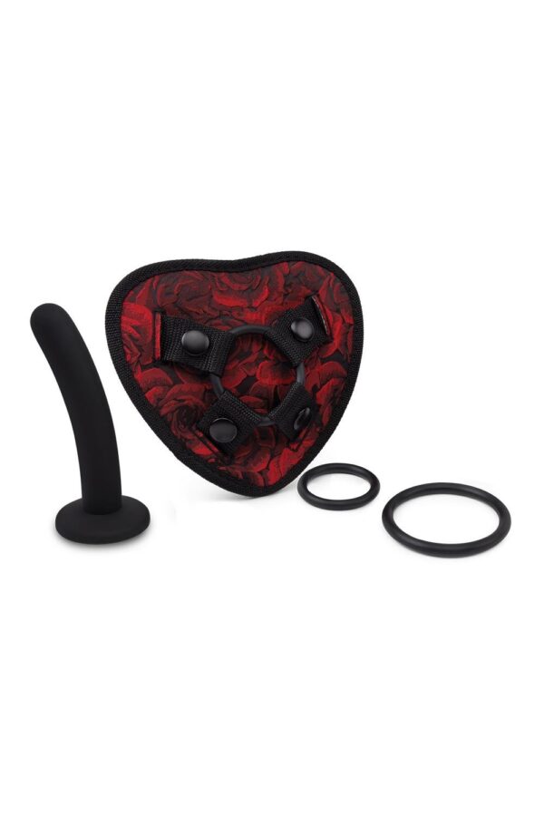 SECRET KISSES ROSEGASM STRAP-ON HARNESS WITH G-SPOT DILDO - Afbeelding 2