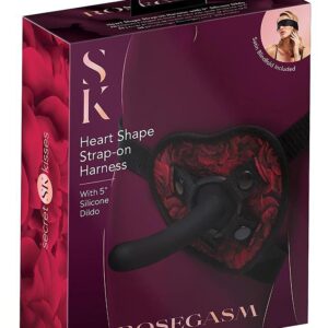 SECRET KISSES ROSEGASM STRAP-ON HARNESS WITH G-SPOT DILDO