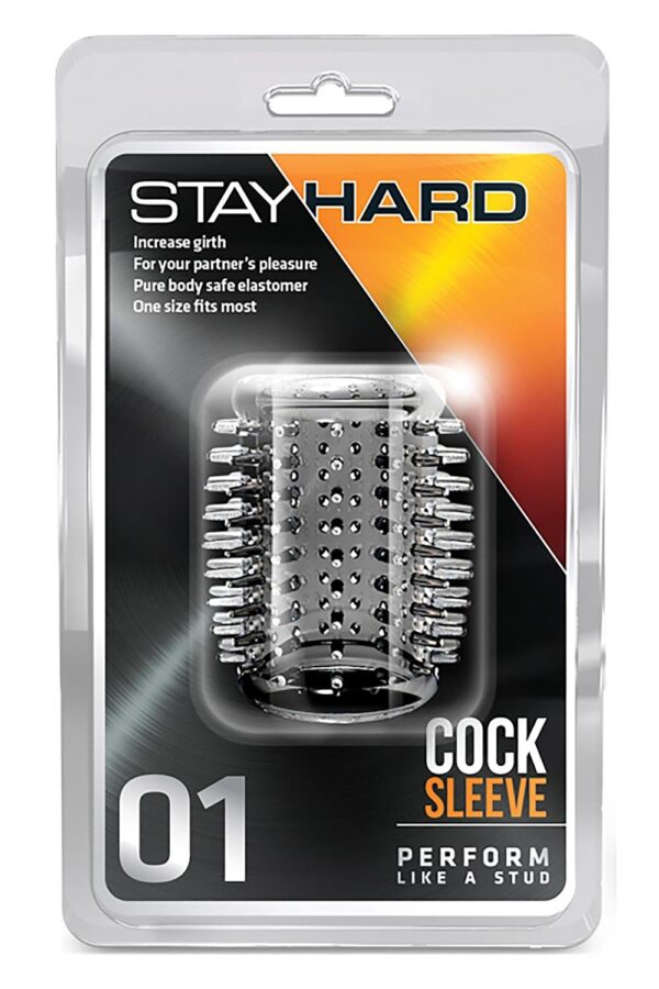 STAY HARD COCK SLEEVE 01 CLEAR