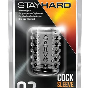 STAY HARD COCK SLEEVE 02 CLEAR