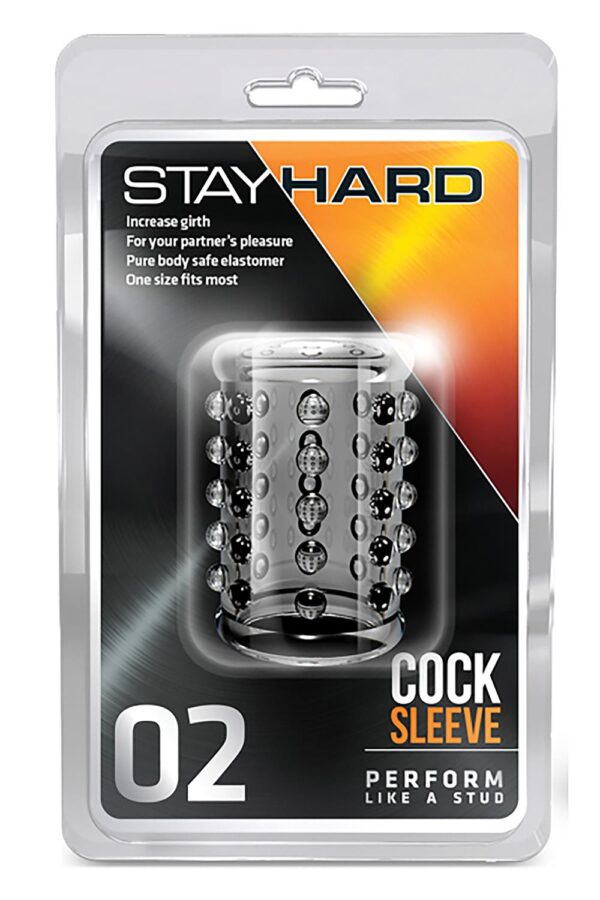 STAY HARD COCK SLEEVE 02 CLEAR