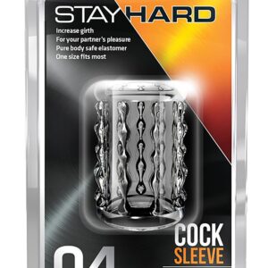 STAY HARD COCK SLEEVE 04 CLEAR