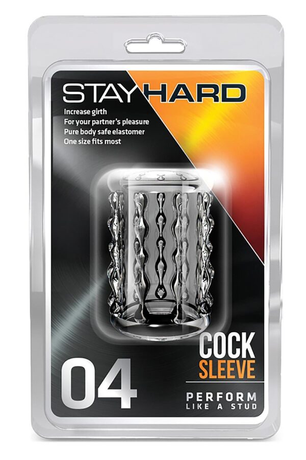 STAY HARD COCK SLEEVE 04 CLEAR