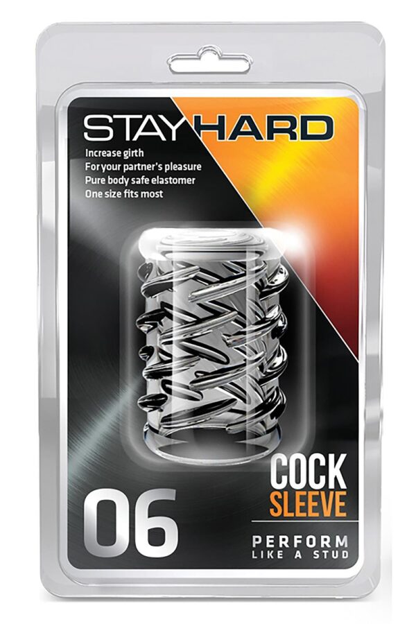 STAY HARD COCK SLEEVE 06 CLEAR