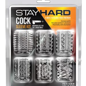 STAY HARD COCK SLEEVE KIT CLEAR