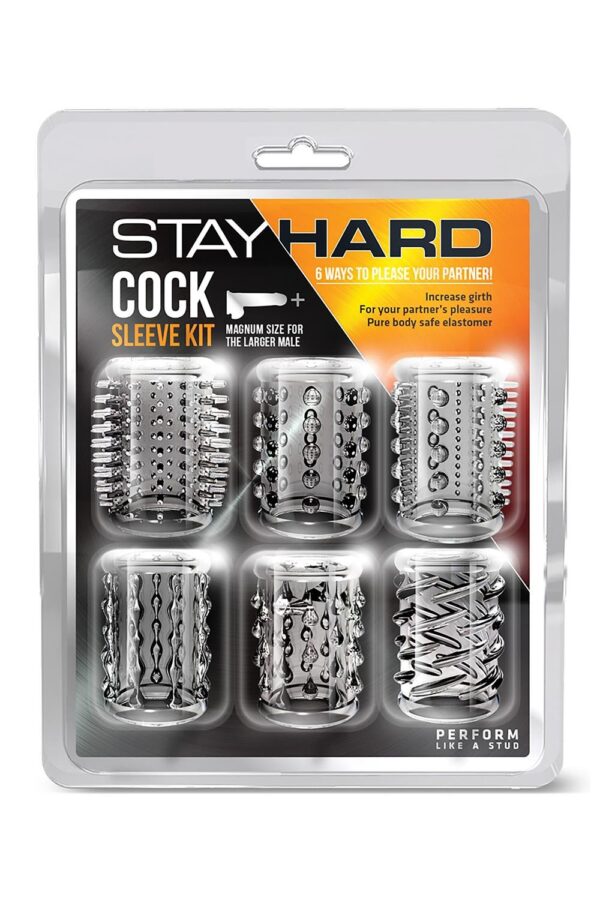 STAY HARD COCK SLEEVE KIT CLEAR
