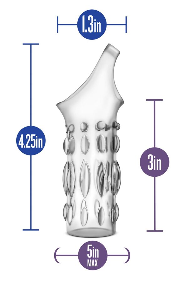PERFORMANCE STUDDED SLEEVE RING CLEAR - Afbeelding 4