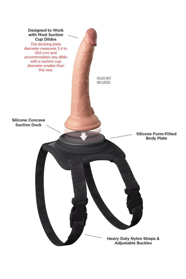 BODY DOCK LAP STRAP HARNESS BLACK - Afbeelding 4