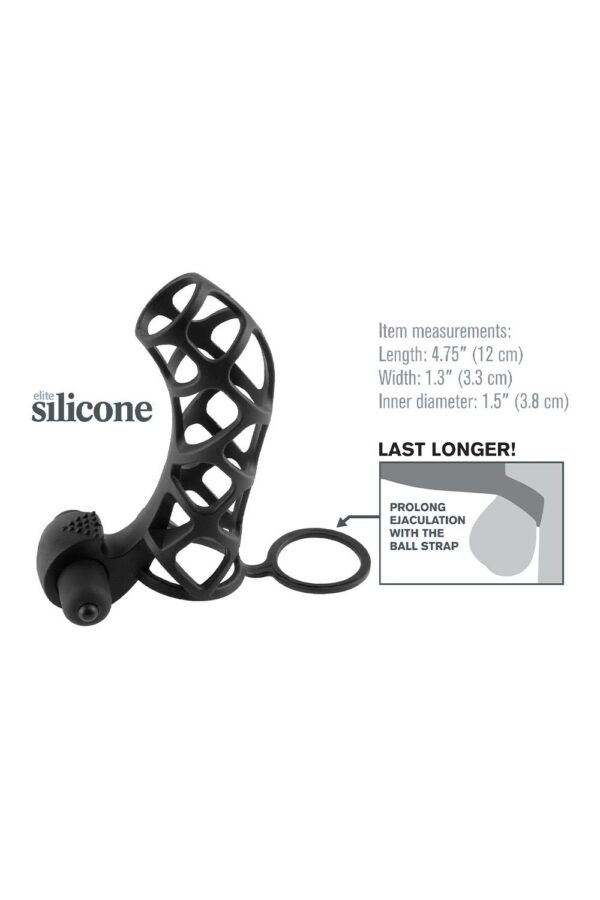 FANTASY X-TENSIONS EXTREME SILICONE POWER CAGE BLACK - Afbeelding 3