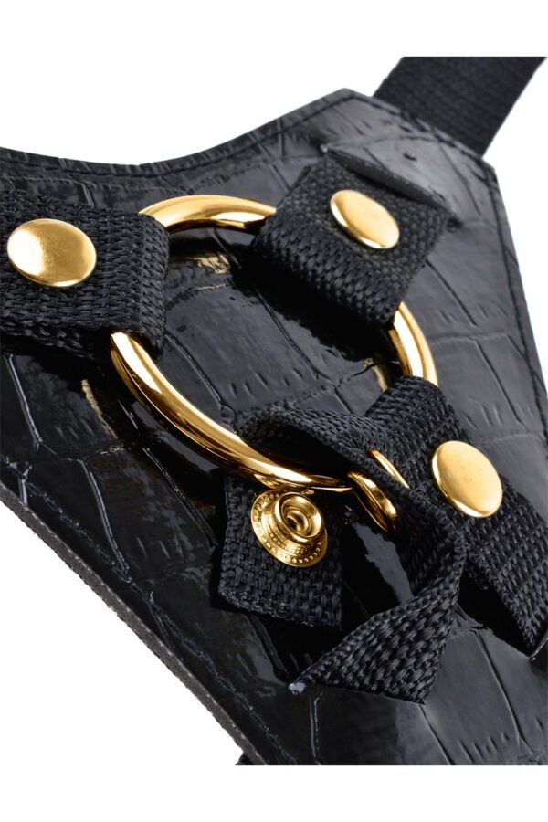 FETISH FANTASY GOLD DESIGNER STRAP-ON BLACK - Afbeelding 5