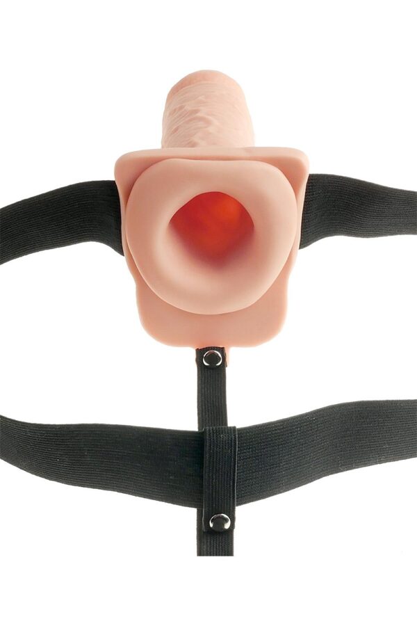 FETISH FANTASY SERIES 7 INCH HOLLOW STRAP-ON LIGHT - Afbeelding 4