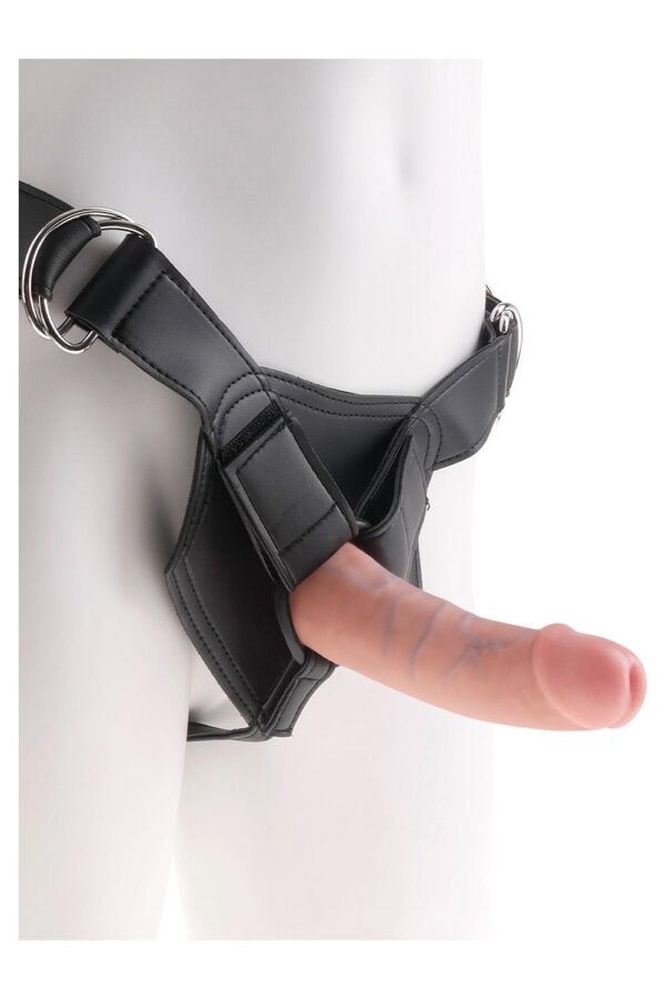 KING COCK STRAP ON HARNESS WITH 6 INCH COCK LIGHT - Afbeelding 2