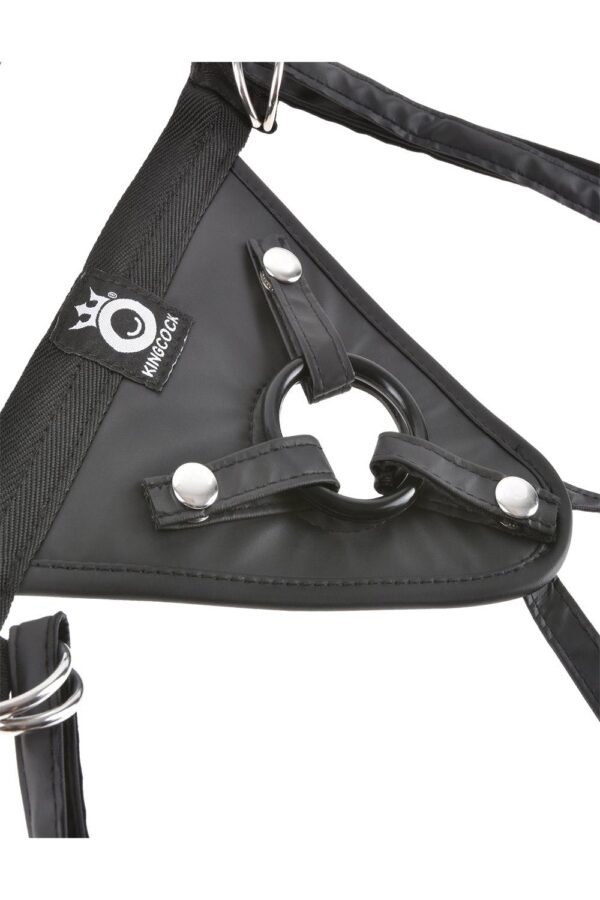 KING COCK FIT RITE HARNESS BLACK - Afbeelding 4