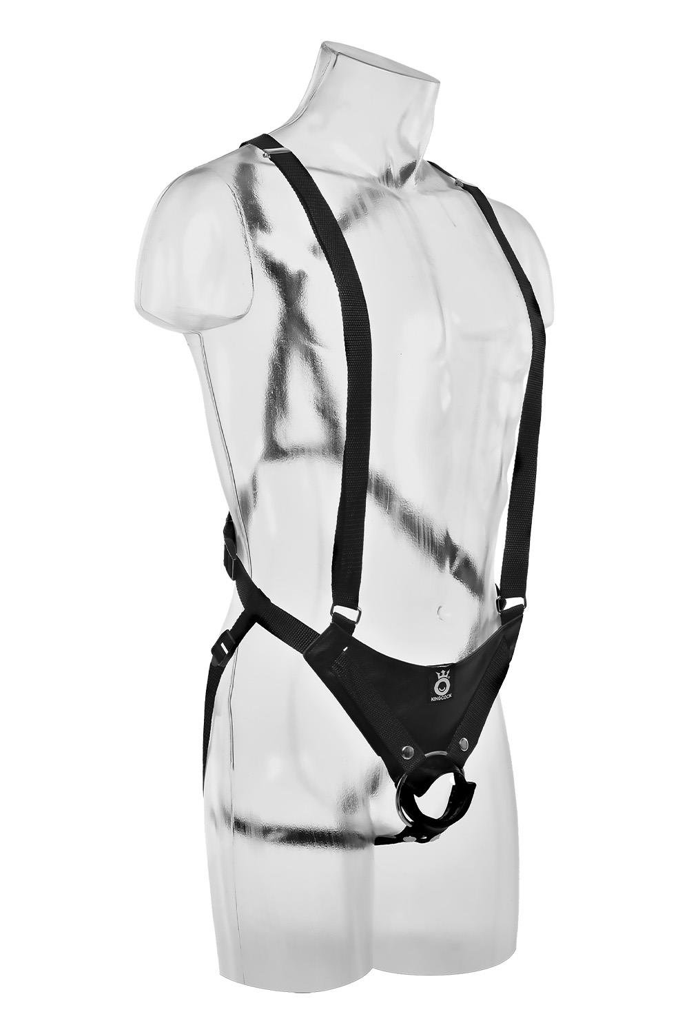 KING COCK 10 INCH HOLLOW STRAP ON SUSPENDER SYSTEM LIGHT - Afbeelding 5