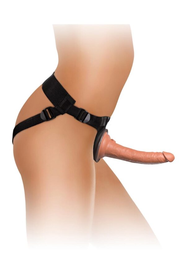 KING COCK ELITE COMFY SILICONE BODY DOCK KIT BLACK - Afbeelding 5