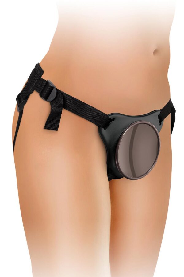 KING COCK ELITE COMFY BODY DOCK STRAP-ON HARNESS BLACK - Afbeelding 3