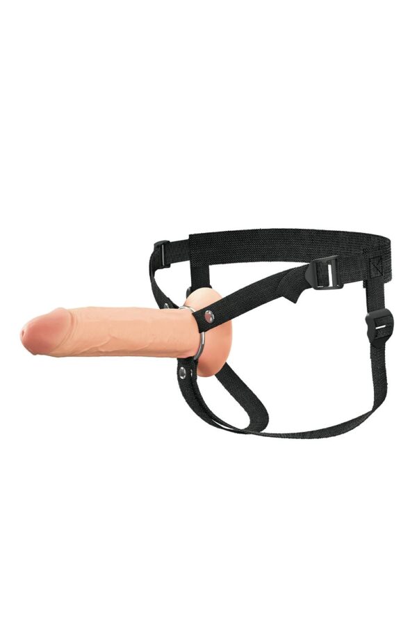 FANTASY X-TENSIONS ELITE 8 INCH SILICONE HOLLOW STRAP-ON - DUAL DENSITY - LIGHT - Afbeelding 2