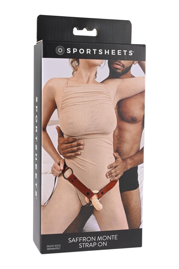 SPORTSHEETS SAFFRON MONTE STRAP ON RED