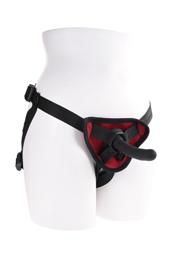 SPORTSHEETS SAFFRON SILICONE PEGGING KIT RED - Afbeelding 3