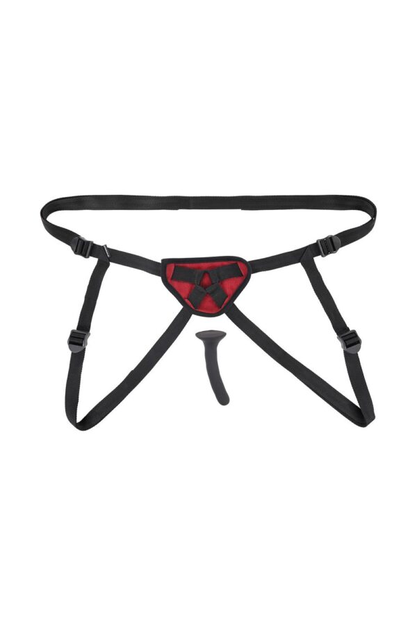 SPORTSHEETS SAFFRON SILICONE PEGGING KIT RED - Afbeelding 2