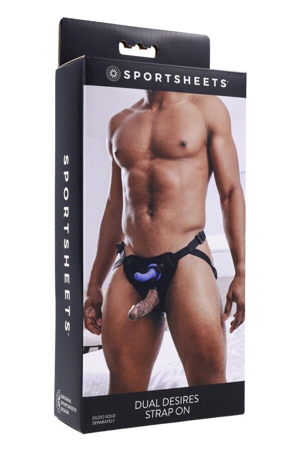 SPORTSHEETS DUAL DESIRES STRAP ON