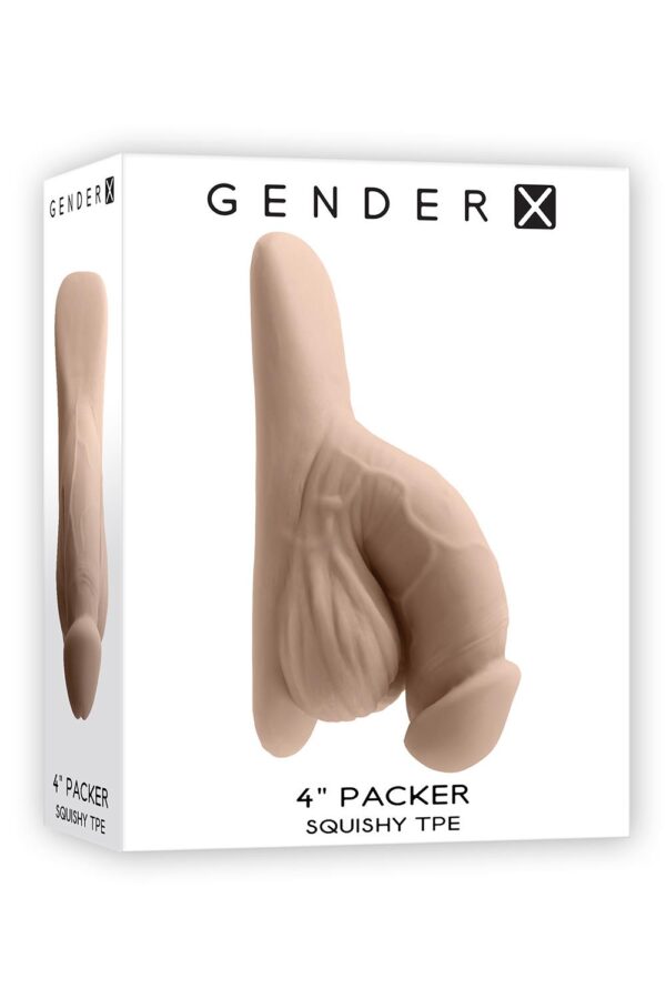 GENDER X 4 INCH PACKER LIGHT FLESH