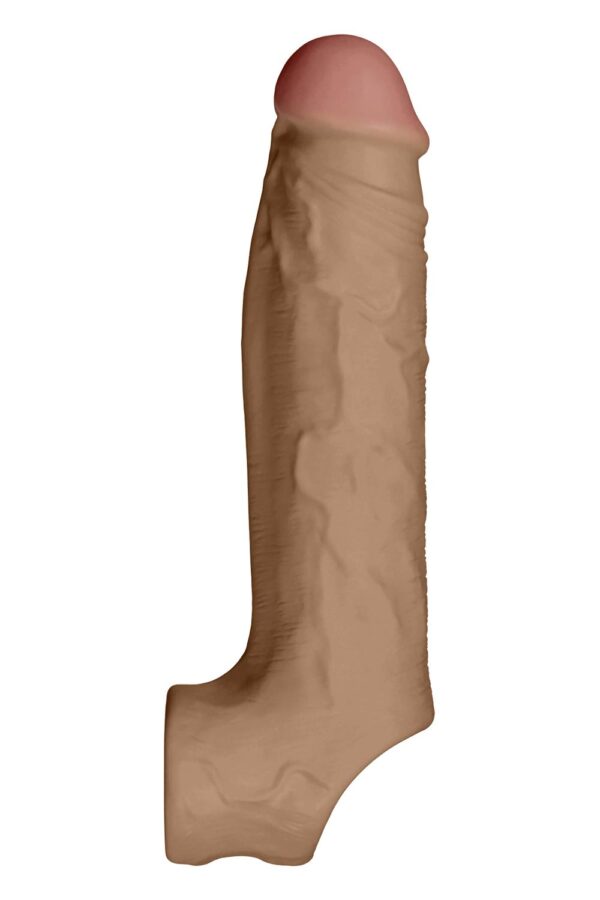 SHAFT SHEATH MODEL F 6.9 INCH LIQUID SILICONE SLEEVE OAK - Afbeelding 5