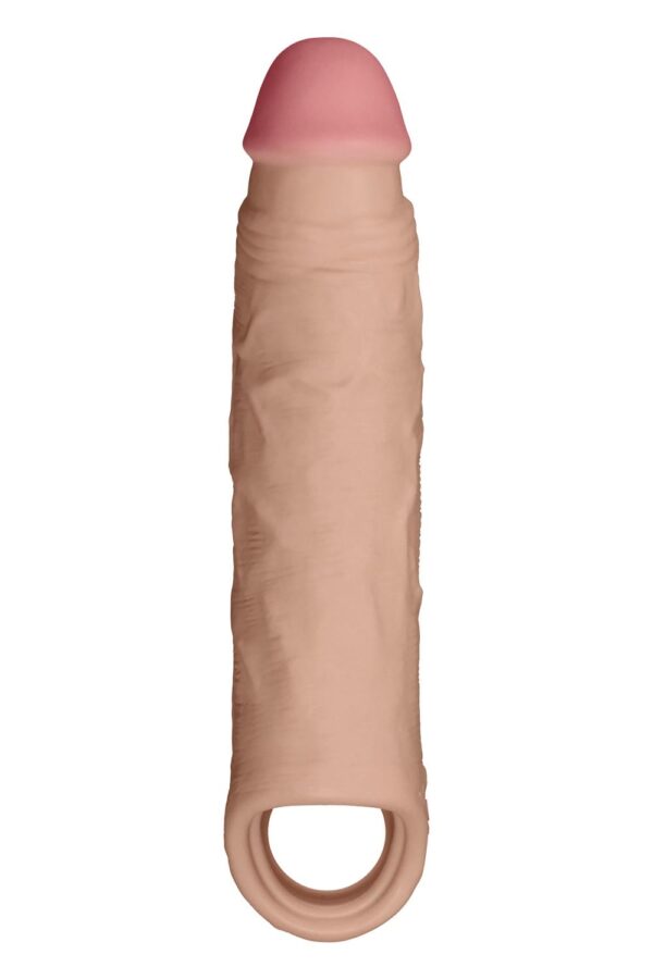 SHAFT SHEATH MODEL F 6.9 INCH LIQUID SILICONE SLEEVE PINE - Afbeelding 3