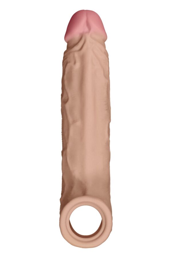 SHAFT SHEATH MODEL F 6.9 INCH LIQUID SILICONE SLEEVE PINE - Afbeelding 2