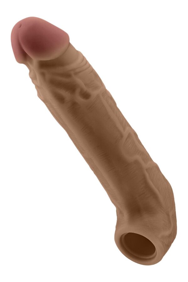 SHAFT SHEATH MODEL F SIZE 1 7.8 INCH LIQUID SILICONE SLEEVE OAK - Afbeelding 3