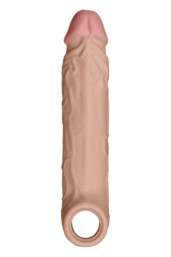 SHAFT SHEATH MODEL F SIZE 1 7.8 INCH LIQUID SILICONE SLEEVE PINE - Afbeelding 4