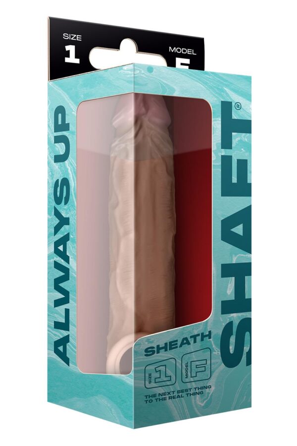 SHAFT SHEATH MODEL F SIZE 1 7.8 INCH LIQUID SILICONE SLEEVE PINE