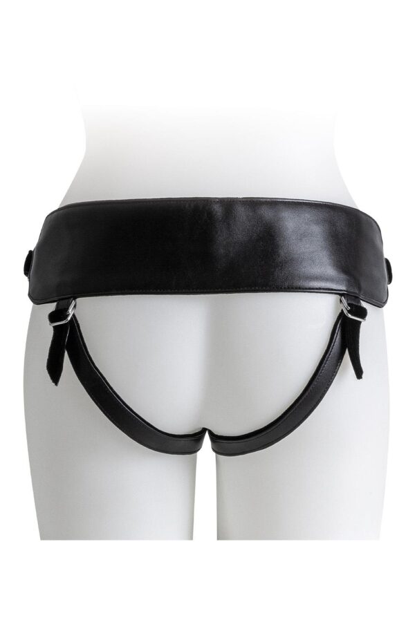 VIRGITE  UNIVERSAL HARNESS WITH BLACK DILDO SIZE S BLACK - Afbeelding 3